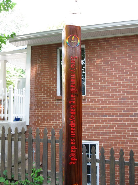 UU Peace Pole